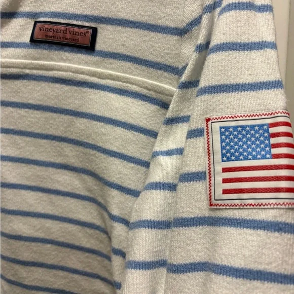 Striped Quarter-Zip Pullover - Vineyard Vines - Picture 2 of 4